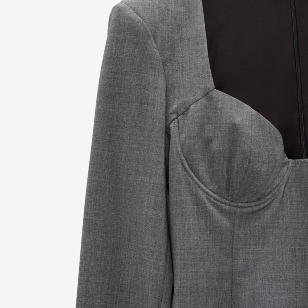 Zara M grey dress